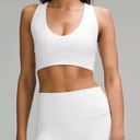 Lululemon  bend this scoop and cross light support bra size s/m white Photo 0