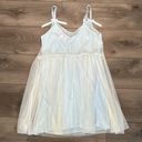 Oscar de la Renta Vintage Oscar De La Rente Baby Doll Slip Blue And White Size M/L Photo 6