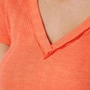 Pilcro  Sustainable Double V Ribbed Top Photo 3