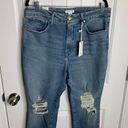 Good American  Good Vintage distressed straight leg jeans size 15 Photo 4