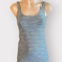 Lululemon Gray And White Striped Tank Top Photo 0