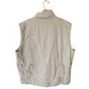 Banana Republic VINTAGE  Bush Vest Hoodie Tan Khaki Cargo Zip Pockets Safari XL Photo 1