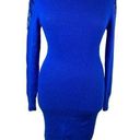 Vintage Blue Nilani  Sequin Sweater Dress Sz M Silk Angora‎ Runs Small Hong Kong Photo 0