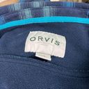 Orvis  FLEECE LINED WOMENS BLUE PLAID FLANNEL SHIRT SHACKET SIZE Large Photo 8