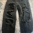 Pretty Little Thing Distressed Mom Jeans Photo 0