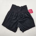 Isabel Maternity  Womens Size XS Twill Pull-On Black Shorts Photo 2