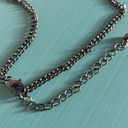 Onyx Women’s Black  and Gunmetal Colored Faceted Bead Centerpiece 32” Necklace Photo 2