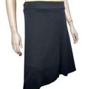 Hugo Boss  Women’s Size M Black Poly Wool Blend Full Swing Knee Length Skirt Photo 2