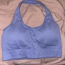 NVGTN Periwinkle Ribbed Halter Bra- worn handful of times Photo 0