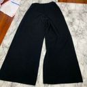 Emporio Armani  100% Virgin Wool Pants Wide Leg High Rise Black USA 28 Photo 8