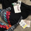 Jessica Simpson  triangle feather print bikini. M-top/L-bottom. NWT Photo 14