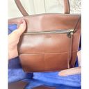 CELINE NWT  Smooth Calfskin Tie Knot Top Handle Tote Handbag Dark Brown Small Photo 11