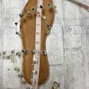 Nicole Miller  Coralinne Clear Strappy Studded Sandal Size 9 Photo 2