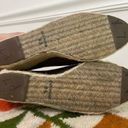 Ralph Lauren  Cecilia Brown Silk Upper Mid Espadrille Wedges Jute Soles 8.5 Photo 5