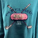 Vintage USA Classic Embroidery Golf Club Pullover Sweatshirt Green Womens Xlarge Size XL Photo 1