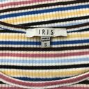 Iris Pink Striped Lettuce Trim Top ⁣ Photo 3