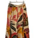 Anthropologie Geisha Designs Luxury Linen Palm Print Tropical Resort Pants XS Photo 4