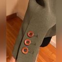 Charter Club Olive Green 1 Botton Blazer Size 10 Photo 5