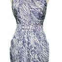 BCBGeneration Lilac Zebra Print Sleeveless Mini Dress Photo 0