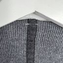 Lululemon  Still Lotus Wrap Sweater Reversible Heathered Black Gray Titanium Sz L Photo 8