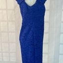 Ralph Lauren Lauren  NWT blue lace off the shoulder cocktail dress size 8 Photo 5