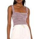 Lovers + Friends Marlene Crochet Knit Tank Top Purple Pink Size Medium Photo 0