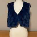 Apt. 9  || Teal faux fur vest Photo 0