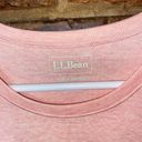 L.L.Bean  Pink Short Sleeve Crew Neck Cotton T-Shirt Women's Size Large Photo 3