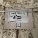 Krass&co G.H. Bass &  Faux Suede Fur Hooded Coat Size M Photo 6