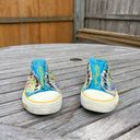 Ed Hardy  slip on sneakers size 5 blue white, Ash tattoo skull Y2K Photo 5