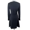 Jason Wu  Sweater Dress Sequin Cuff Long Sleeve Black Party Medium Photo 1