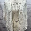 Harper  medium white lacy cardigan sweater (2032) Photo 0