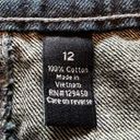 Apt. 9  Kohls Distressed Blue Jean Mini Skirt Denim Raw Edges Size 12 NWT Photo 6