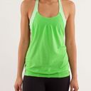 Lululemon Practice Freely Lime Green Tank Top Size 6 Photo 0