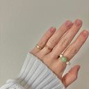 American Vintage Vintage “Simone” Gold White Silver Sparkle Ring 6.5 Simple Classic Stacking Femme Jewelry Photo 11