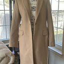 ZARA  Menswear Style Long Wool Coat Camel Photo 3