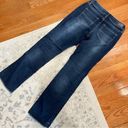 Dear John  Playback Cuffed Cropped Straight Leg Dark Wash Raw Hem Jeans Size 25 Photo 6