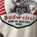 Budweiser  Retro White Knit Sweater SZ S Photo 1