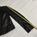 Cole Haan Women’s Cold Haan Genuine Lamb Skin Leather Zip Up Jacket Black Size XS Photo 10