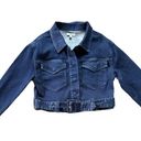 Good American  Denim Jean Jacket Belted Size Medium (2 in GA) Photo 1