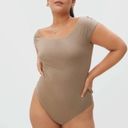 Everlane  The Off The Shoulder Thong Bodysuit Clay Size XSmall XLarge Photo 2