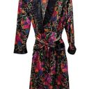 Kathryn Vintage | Robe Long Floral Black Pockets Belt Photo 0