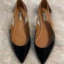 Halogen  Flats leather upper size 8.5 excellent condition black & tan color Photo 0