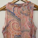 Tommy Hilfiger Pink Paisley Print Sleeveless Dress Photo 8