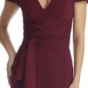 Dress the Population  Dana Dress Bodycon Sheath Burgundy Cocktail Sz Med New Photo 3