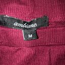 Ambiance Apparel Off The Shoulder Burgundy Crop Top Photo 1