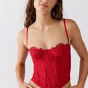 Urban Outfitters Red Corset Top Photo 0