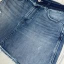 Hudson Denim Jean Skirt Raw Hem Fringe 28 Photo 3