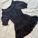 DO+BE Black Off The Shoulder Mini Dress Size Medium Photo 0