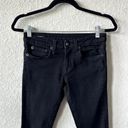 R13  Alison Crop Jeans in Black Rinse Photo 12